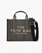 The Monogram Jacquard Medium Tote Bag Beige Multi | Marc Jacobs discount