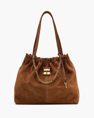 The Suede Cristina Tote Copper | Marc Jacobs on sale