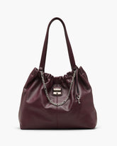 The Cristina Tote Dark Plum | Marc Jacobs Online