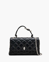 The Quilted Dual Convertible Shoulder Bag Black | Marc Jacobs cheap