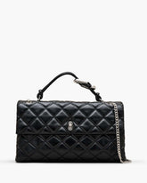 The Quilted XL Dual Convertible Shoulder Bag Black | Marc Jacobs on sale