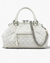 Re-Edition Quilted Leather Stam Bag Cloud White | Marc Jacobs for sale
