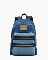 The Biker Colorblock Denim Large Backpack Indigo Multi | Marc Jacobs for sale