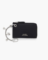 The Everyday Top Zip Charm Wallet Black | Marc Jacobs Online