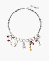 The Trinket Charm Necklace Silver/Multi | Marc Jacobs cheap