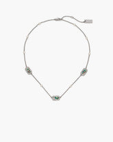 The J Marc Luxe Station Necklace Silver/Crystal | Marc Jacobs sale