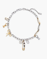 The Grunge Glam Charm Necklace Gold/Silver | Marc Jacobs for sale