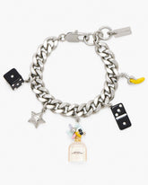Perfect Charm Bracelet Silver/Pink Multi | Marc Jacobs cheap