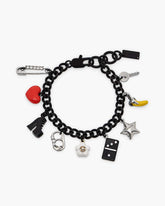The Collector Charm Bracelet Black Multi | Marc Jacobs Online