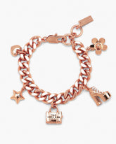 The Mini Icon Charm Bracelet Antique Rose Gold | Marc Jacobs on sale