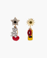 The Trinket Charm Cluster Earrings Silver/Multi | Marc Jacobs cheap
