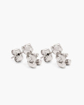 The Teddy Bear Stud Earrings Light Antique Silver | Marc Jacobs for sale
