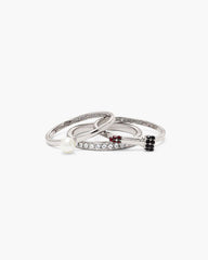 The Rouge Ring Set Silver/Multi | Marc Jacobs cheap