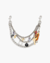 The Trinket Charm Chain Shoulder Strap Nickel | Marc Jacobs Outlet