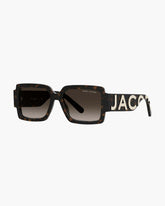The Bold Logo Square Sunglasses Havana | Marc Jacobs Online