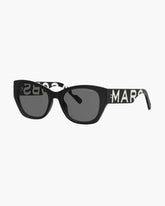 The Bold Logo Square Cat Eye Sunglasses Black/White | Marc Jacobs cheap