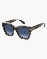 Icon Edge Oversized Square Sunglasses Havana | Marc Jacobs Outlet