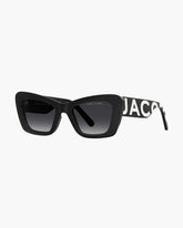 The Bold Logo Cat Eye Sunglasses Black/White | Marc Jacobs cheap