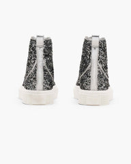 The Sequin High Top Sneaker Silver | Marc Jacobs Outlet