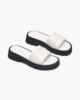 The Lug Sole Slide Bright White | Marc Jacobs Online