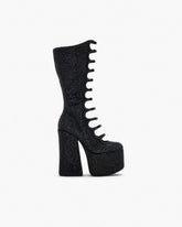 The Rhinestone Kiki Knee-High Boot Black/Black | Marc Jacobs cheap
