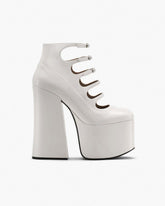 The Patent Leather Kiki Ankle Boot White | Marc Jacobs discount