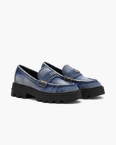 The Faded Denim Frankie Loafer Faded Vintage Indigo | Marc Jacobs discount