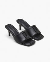 The Leather J Marc Heeled Sandal Black | Marc Jacobs discount