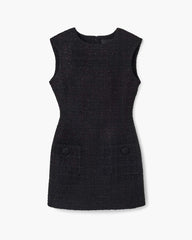 Sculptural Tweed Dress Black | Marc Jacobs cheap