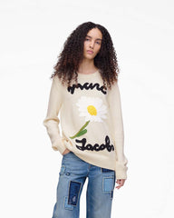 Marc Is Joy Jacquard Crewneck Ivory | Marc Jacobs Online