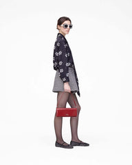 Trompe L'Oeil Eyelet Bow Blouse Black/White | Marc Jacobs Outlet