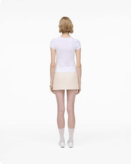 Charm Logo Shrunken Tee White | Marc Jacobs discount