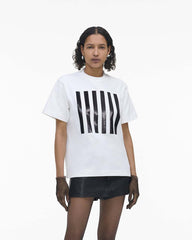 The Stripe Box Tee White | Marc Jacobs for sale
