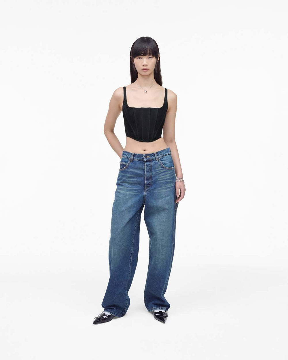 The Denim Bustier Black | Marc Jacobs sale
