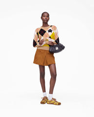 Suede Box Pleat Mini Skirt Copper | Marc Jacobs cheap