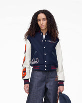 The A.P.C. X Marc Jacobs Varsity Jacket Dark Navy/White | Marc Jacobs on sale