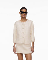 Tweed Backwards Lady Jacket Ivory | Marc Jacobs on sale