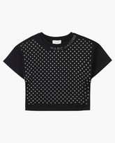 The Crystal Daisy Cropped Shirt Black | Marc Jacobs sale