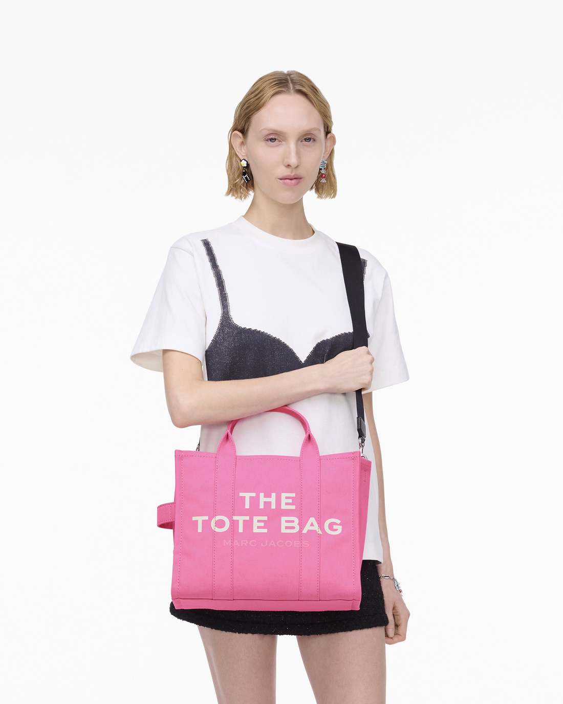 The Canvas Medium Tote Bag Bow Pink | Marc Jacobs Outlet