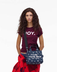 The Bandana Canvas Small Tote Bag Navy Multi | Marc Jacobs cheap