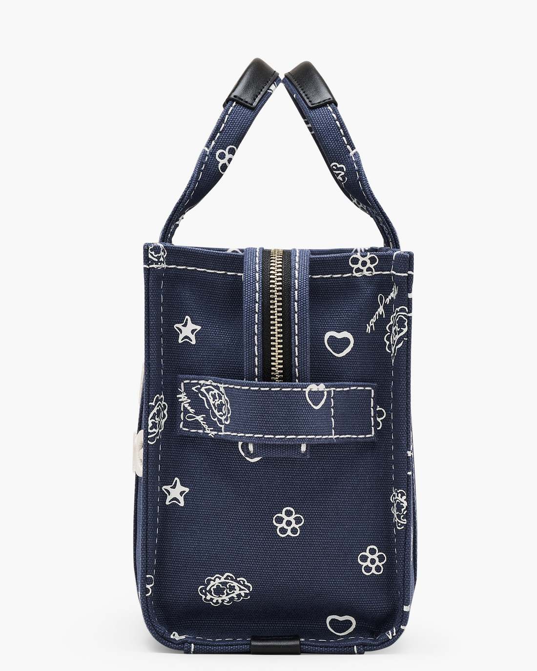 The Bandana Canvas Small Tote Bag Navy Multi | Marc Jacobs cheap