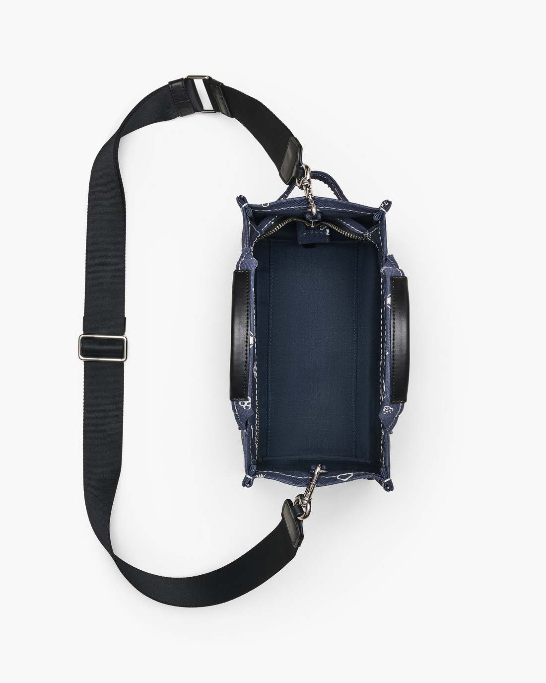 The Bandana Canvas Small Tote Bag Navy Multi | Marc Jacobs cheap