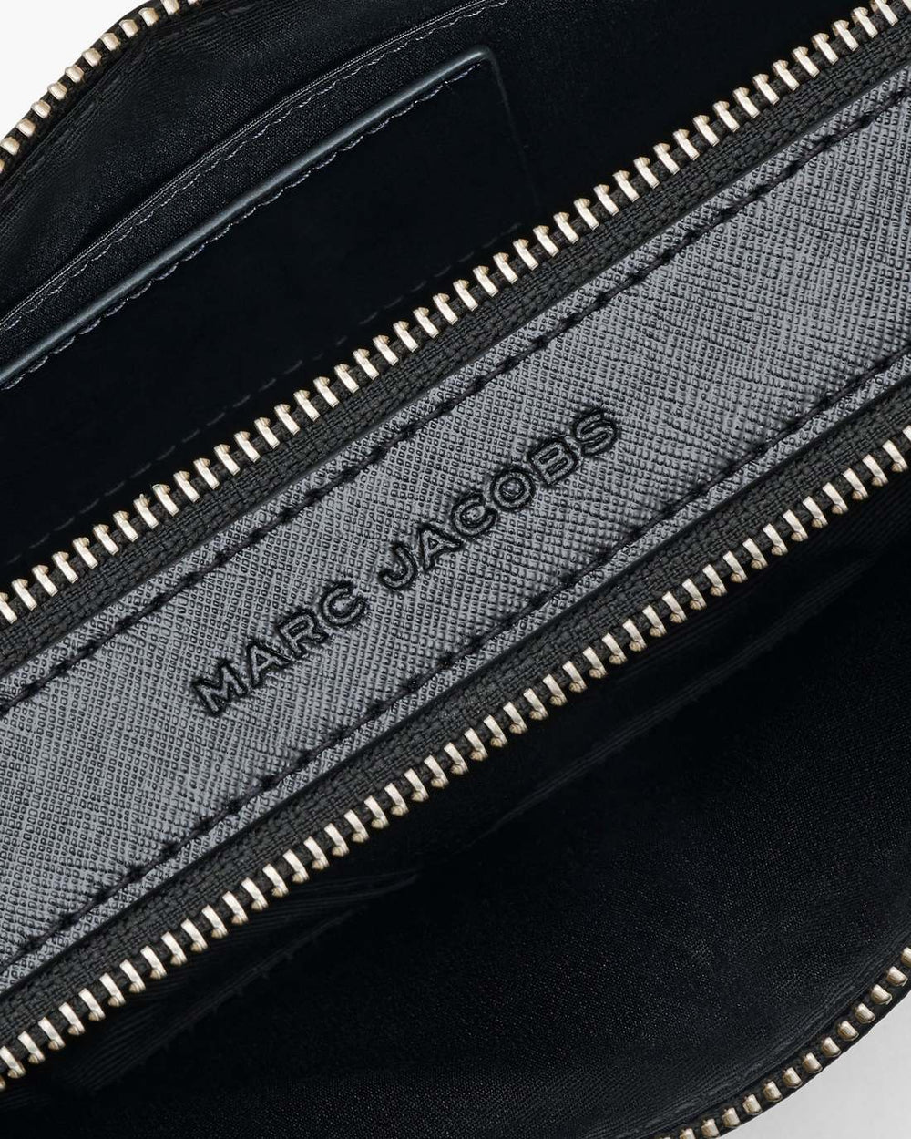 The Star Patchwork Leather Snapshot Black/White | Marc Jacobs discount