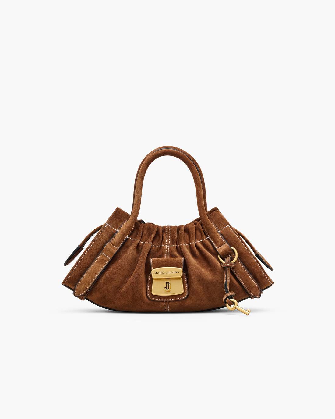 The Suede Cristina Small Satchel Copper | Marc Jacobs Outlet