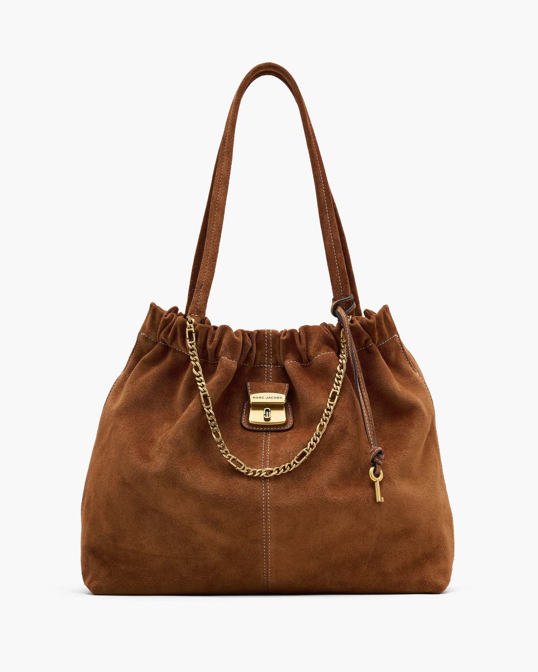 The Suede Cristina Tote Copper | Marc Jacobs on sale