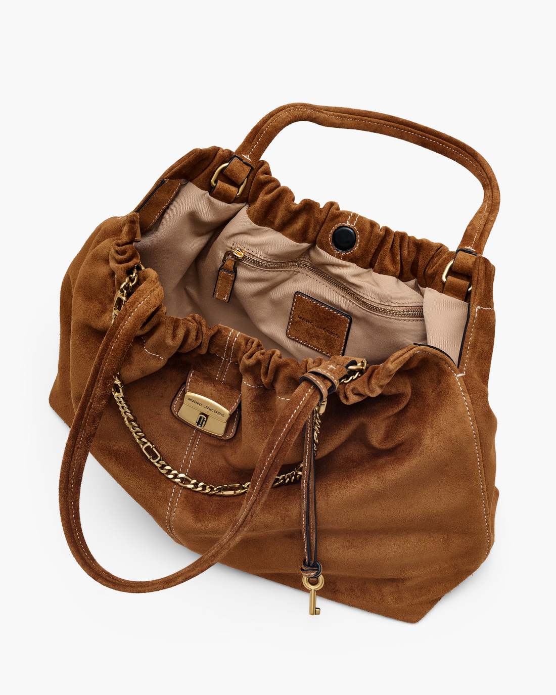The Suede Cristina Tote Copper | Marc Jacobs on sale
