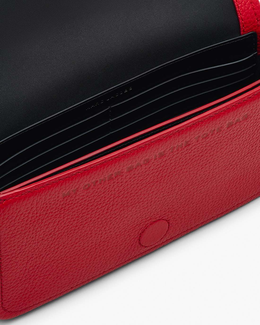 The Leather Mini Bag True Red | Marc Jacobs Outlet