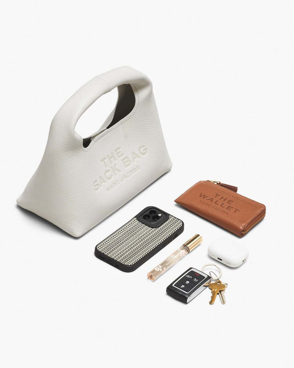 The Mini Sack Bag Cement | Marc Jacobs Outlet