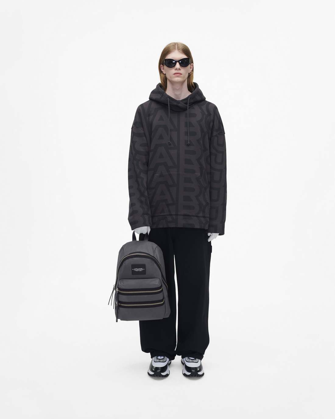 The Biker Nylon Large Backpack Dark Shadow | Marc Jacobs Outlet