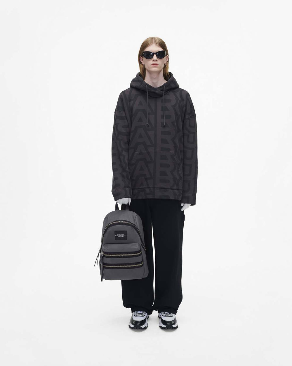 The Biker Nylon Large Backpack Dark Shadow | Marc Jacobs Outlet